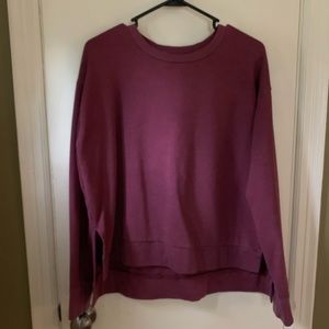 Hi-lo boxy sweatshirt